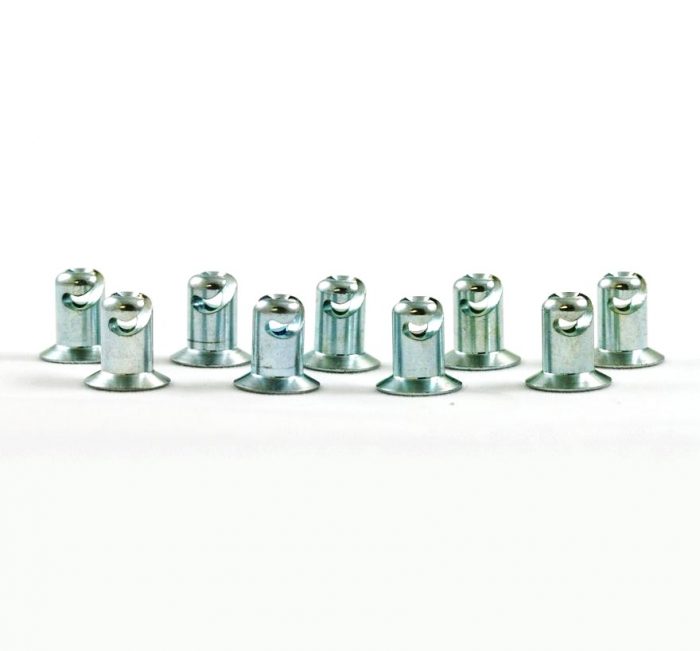 Quarter Turn Fastener Flat Head Buttons (10 pcs.)